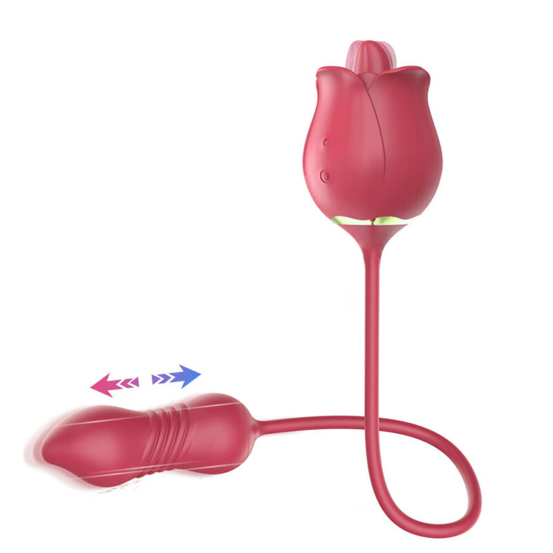 Fiona Plus – Rose Clit Licking Stimulator & Thrusting Egg