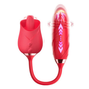Fiona - Rose Clit Licking & Vibrating Stimulator Multifunctional Vibrator