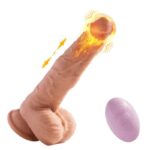 Fergus - 6.5-inch Remote Control 3-in-1 Realistic Suction Cup Dildo