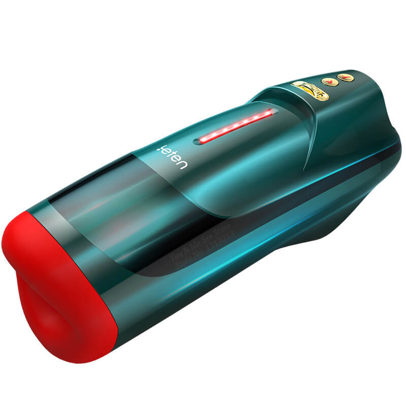 XV9 Penis Stimulator 6 Adjustable Vibrating Stroking Fast Heating Voice Function