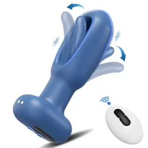 Karrot 10 Tapping 10 Vibrating Pointed Design Anal Toy with Remote Control