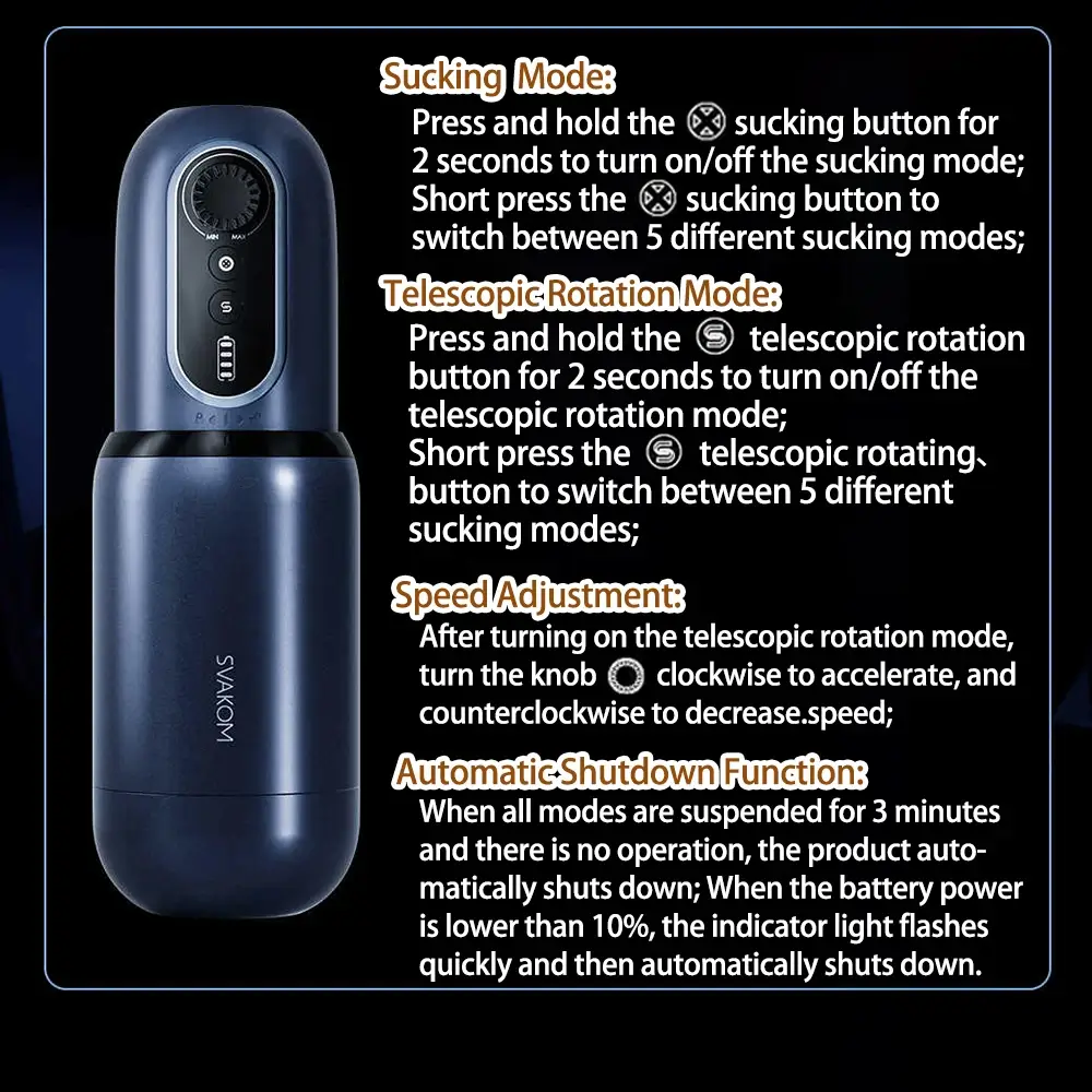 Speed Masturbator Handsfree