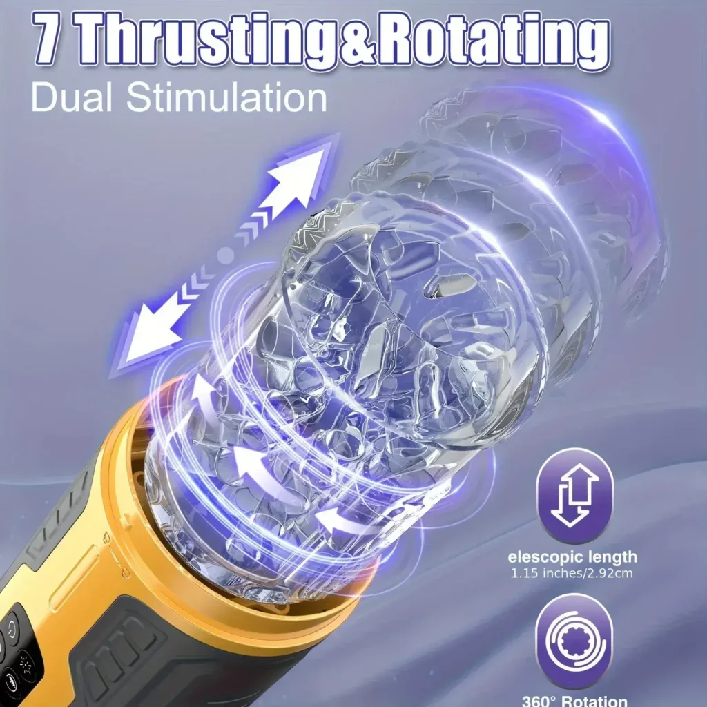 Rotation Vibrating Burst Stroker