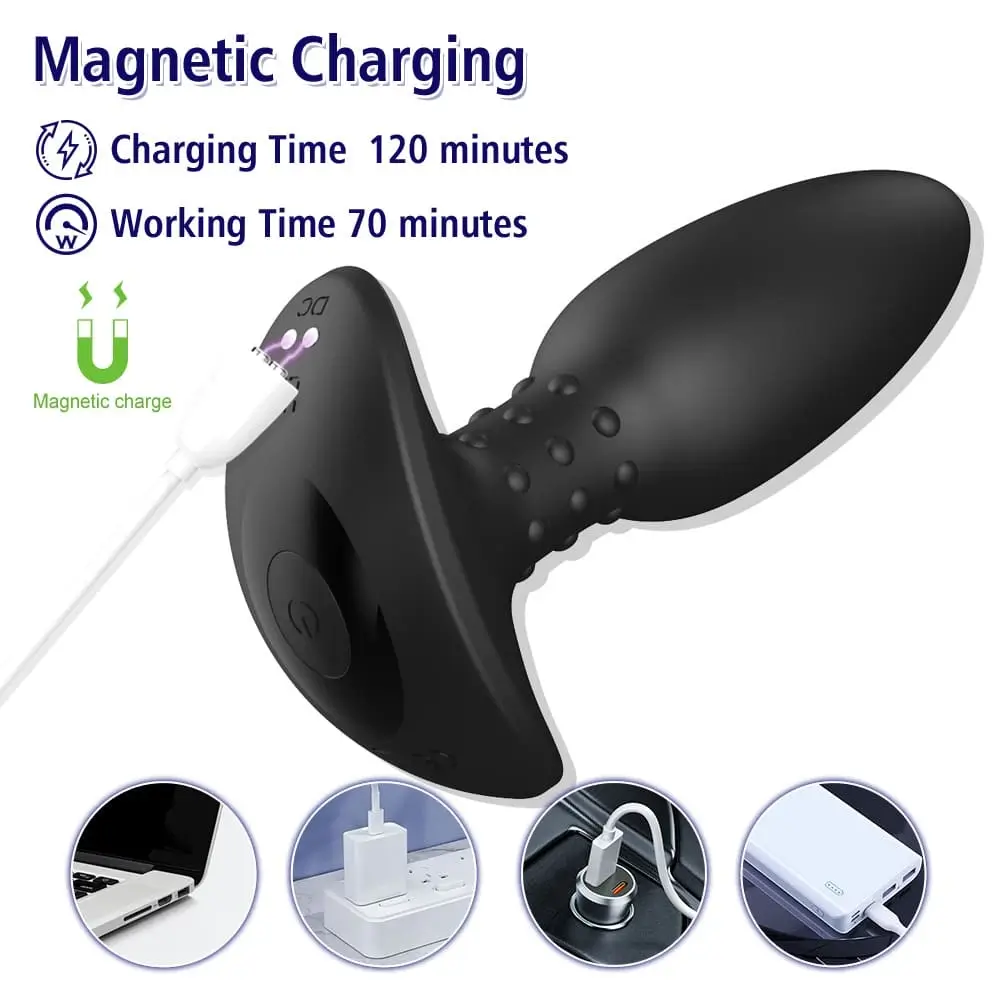 Vibrating Rotating Prostate Massager