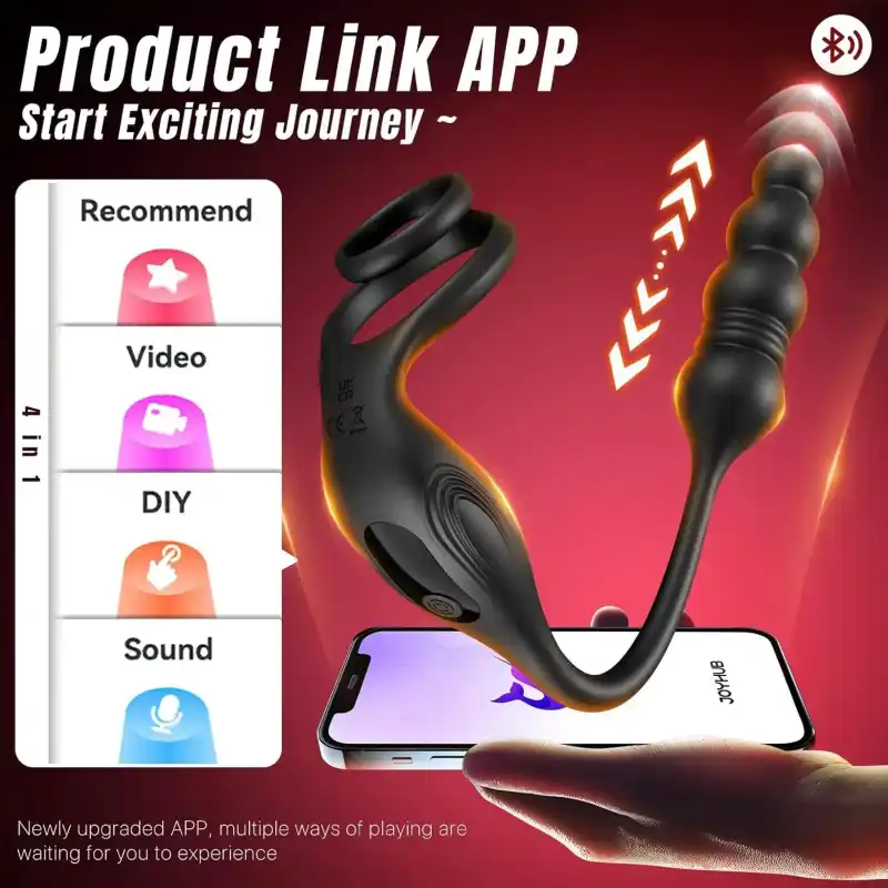 Prostate Massager with Cock Ring