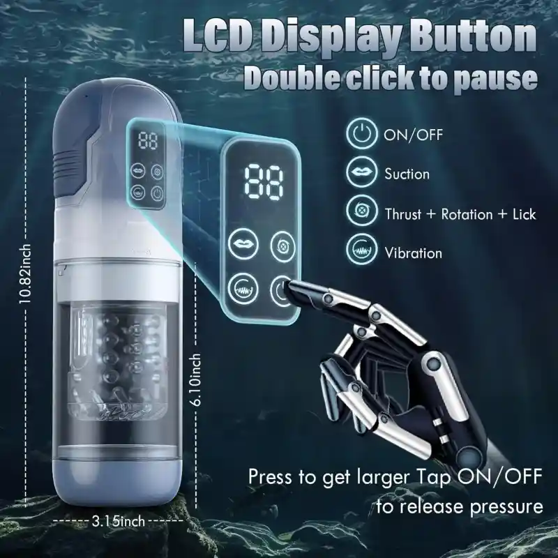 5 IN 1 Function Male Stroker