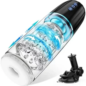 Angus - Hands Free Automatic Male Masturbators Cup 3D Realistic Sleeve With 7 Thrusting & Rotating Modes