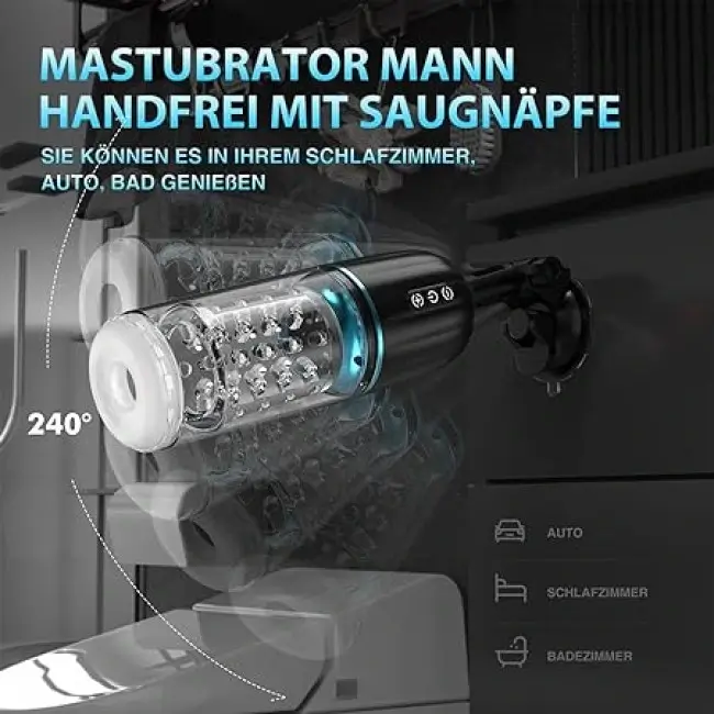Hands Free Automatic Male Masturbators Cup