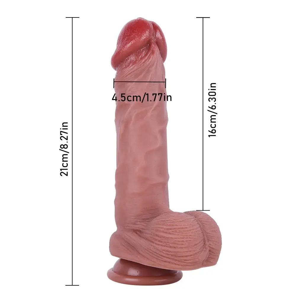 Lifelike Moving Foreskin Dual-Layer